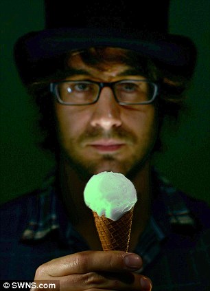 Charlie Francis,ice cream that glows in the dark